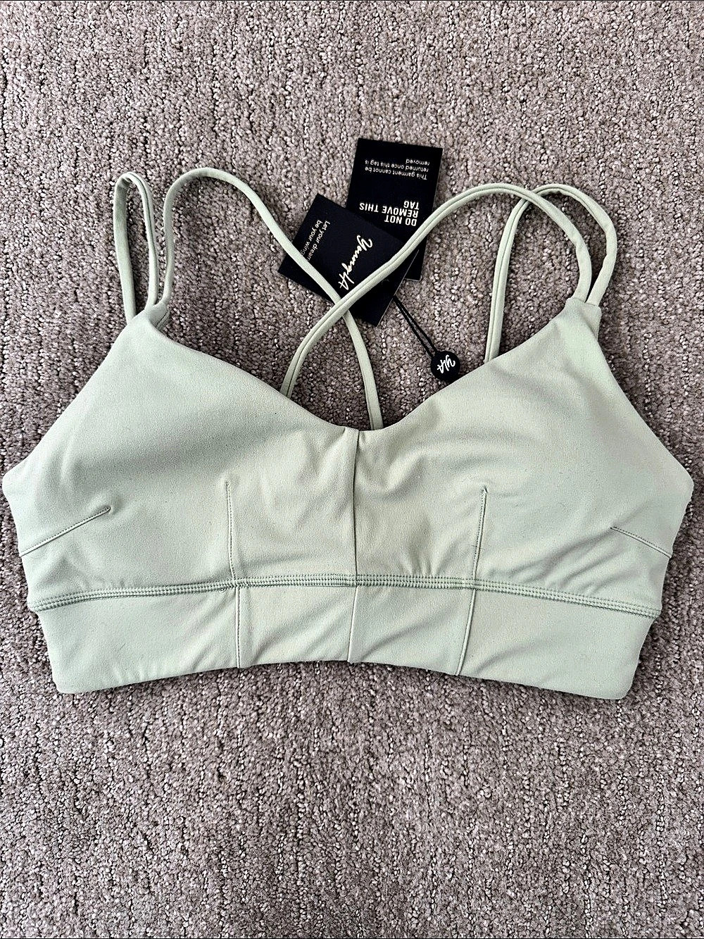 YoungLA Sports Bra in Green Size Small NWT